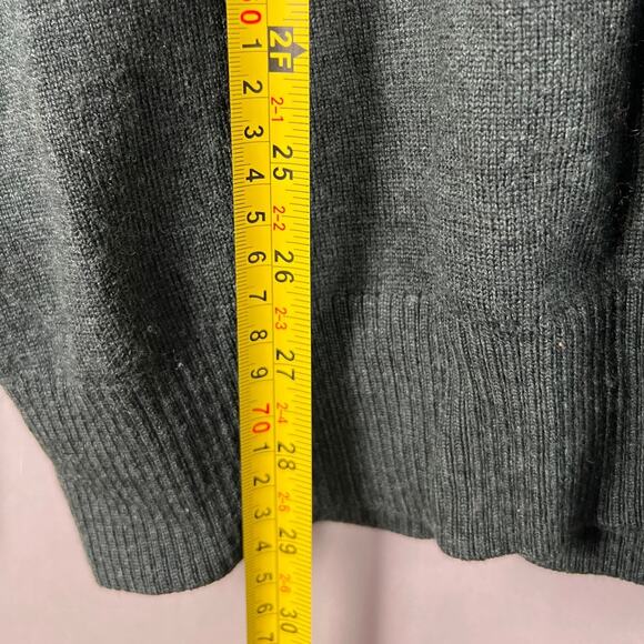 Banana Republic Pulllover Green Sweater Size Large Extra Fine Merino - Picture 4 of 4